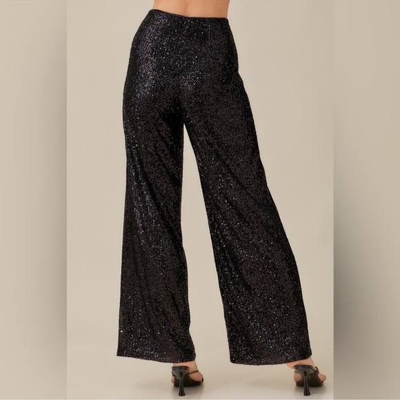 Sequin Trouser Pant Perfect for the upcoming Holidays! NEW - Picture 7 of 13